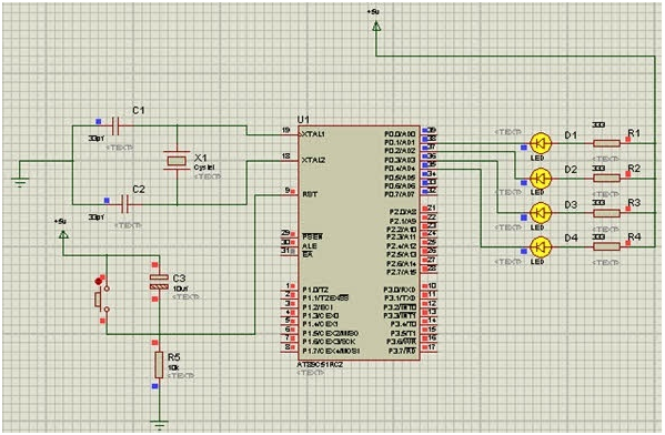 LED Blinking using 8051 Microcontroller1