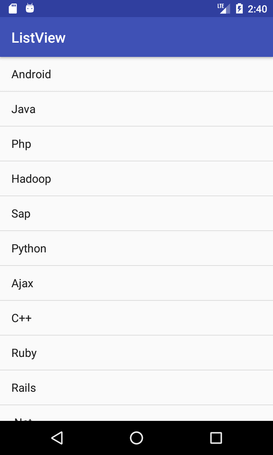 Android Listview Example Javatpoint Riset