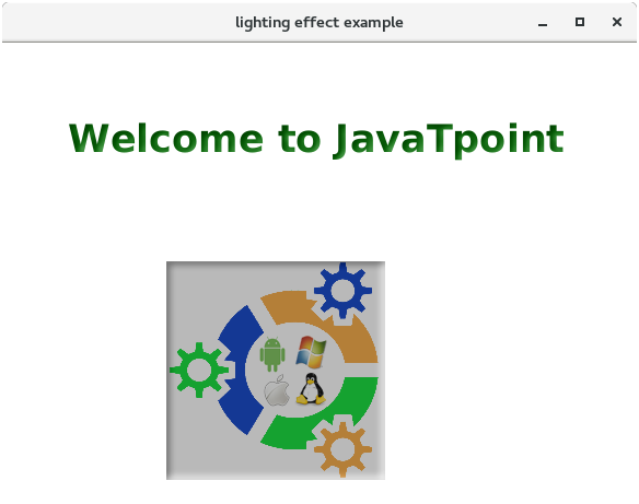 JavaFX Lighting Effect